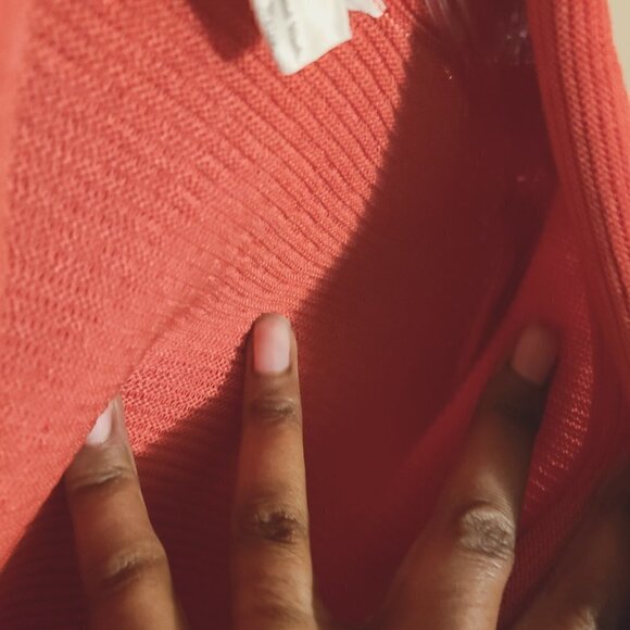 Exclusively Misook | Pink Ribbed Full Zipper Cardigan Sweater (Size Small) - Picture 10 of 14